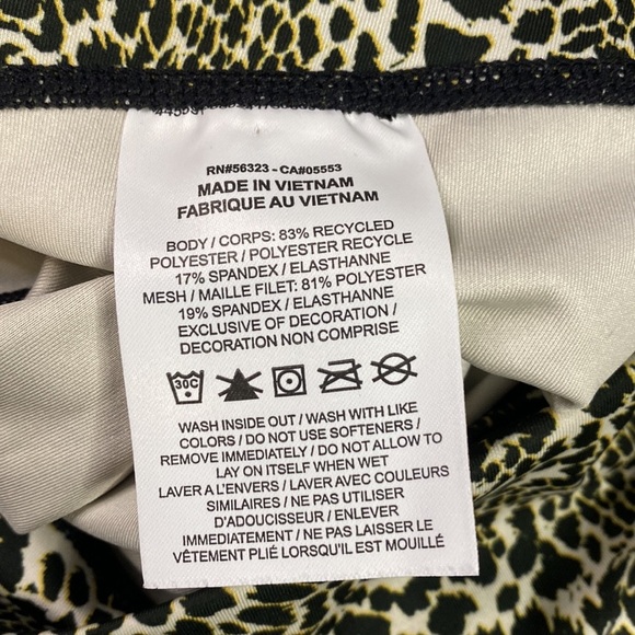 Dri-Fit Leopard Print Mid-Rise Athletic Leggings - Picture 7 of 7